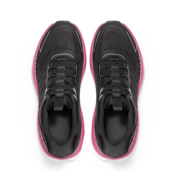 [ALLSWIFIT 2.0] Women's Comfortable Walking Sneakers - BLACK/FUCHSIA - 6